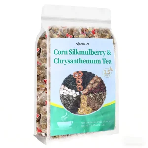 Natural Corn Silk Chrysanthemum Tea, 11-Herbal Blend with Burdock Root & Hawthorn, Caffeine-Free, OEM, Factory Direct