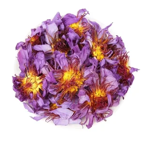 Natural Dried Blue Lotus (Nymphaea Caerulea) Blooming Herbal Tea Loose Leaf 1kg Bulk Packaging Health Tea for Aromatherapy Home