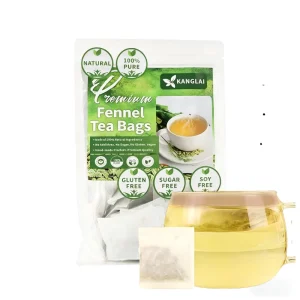 Natural Fennel Seed Herbal Tea Supports Digestive Health,Bloating Relief,Menstrual Comfort,Calm Mood&Daily Wellness 120 Teabags