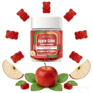 Natural Flat Herbal Tummy Gummies with Apple Cider Vinegar Detox for Belly Fat Loss Appetite Control and Metabolism