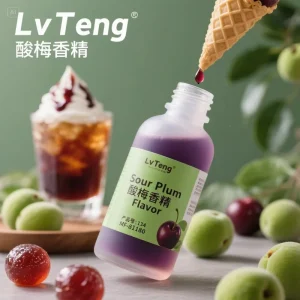 Natural Food Grade Sour Plum Essence Concentrate Fruit and Food Flavor Supplement for Ice Cream & Other Beverages