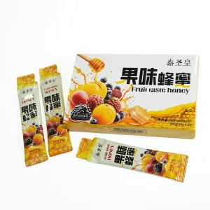 Natural Fruit & Honey Sticks Sweeteners Honey Packets