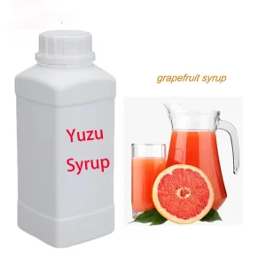Natural Grapefruit Flavored Syrup with Plant Extract Fruit Infused Flavor & Fragrance