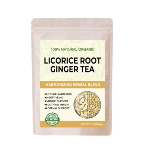 Natural Herbal Licorice Root Tea Non GMO Caffeine Free Ginger Tea Beauty and Detox