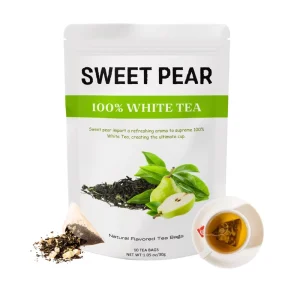 Natural Herbal White Tea Fruit Peach White Tea Relief Stress Tea