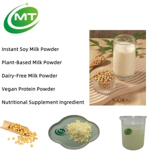 Natural High Quality Free Sample Plant Based Dairy Alternative Beverages & Food Ingredient Instant Soy Bean Powder