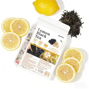 Natural Lemon Black Tea Black Tea with Lemon Peel Bright Citrus Aroma Enjoy Hot or Iced OEM Factory Direct