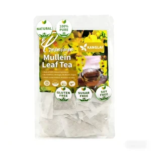 Natural Mullein Leaf Tea Traditional Herb for Gentle Throat Comfort and Cooling Support OEM Factory Direct