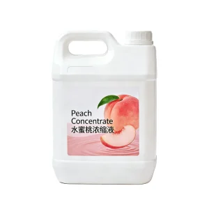 Natural Peach Concentrate High Purity HALAL Certified for Bubble Tea Yogurt and Ice Cream Manufacturer Milion Brand