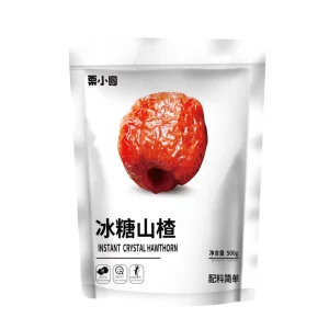 Natural Rock Sugar Hawthorn Dried with Sour Taste Vacuum Pack Raw Materials Syrup