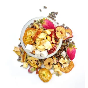 Natural Slimming Herbal Tea Lemon Hawthorn Lotus Leaf Blend Tea for Weight Loss & Wellness