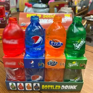NeeDoh Bottled Drink Squishy Toy Cola Pepsi Fanta Sprite Soda Bottle Squeeze Fidget Stress Relief Desk Gift for Kids Adults