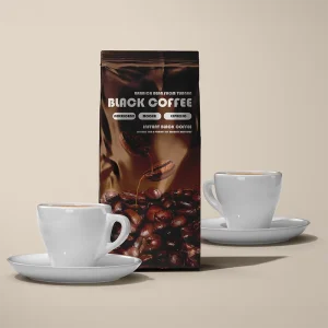 New Style 1 Pound 2 Pound Food Grade Zipper Top Side Gusset Stand Printing Cafe Beans Tea Pouch Industrial Paper Foil Coffee Bag
