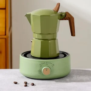 New Three Generations Double Valve Moka Pot Espresso Home Small Hand Brew Coffee Pot Moka Pot All in One