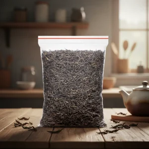 Newly Brewed Black Tea ISO Certified Bagged Loose Leaf Healthy Fermented Tea Longevity Wellness 550g Pouch Box