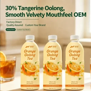 Nihewan Oriental Citrus Oolong OEM ODM Velvety Smooth 30 Fruit Content Standardized Beverage Boxed Mandarin Flavored Tea