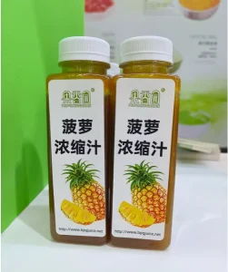 No Additional Pulp Various Flavor Fruit Concentrate Pineapple Juice Drinks ISO Sterile Filling Office Standing