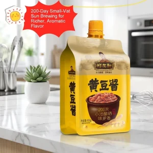 Non GMO Soybean 200 Days Sun Brewing Ancient Craft ISO9001 Certified Cooking Braising Dipping Sauce Bulk Soybean Paste