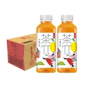 Nongfu Spring Fruity Carbonated Tea Drink 500ml Low Calories Factory Price