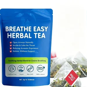 ODM Natural Herbal Tea for Throat Soothing Caffeine Free Wellness Tea Bags Private Label