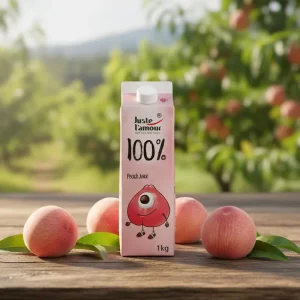 ODM OEM Customized 12 Months Shelf Life 1kg RTD 100% Peach Juice For Daily Household Drinking