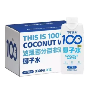 OEM 100% Coconut Water Fresh and Pure Coconut Water Drink 330ml Diet Soft Drink