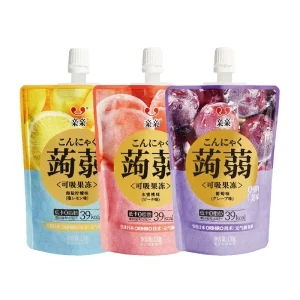 OEM 90g Yogurt Flavor Konjac Pudding Jelly Snack Drink in Bulk