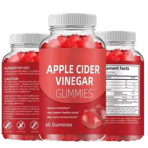 OEM ACV Apple Cider Vinegar Gummy Candy Skinny Flat Tummy Weight Management Loss Slimming for Gut Digestion Health