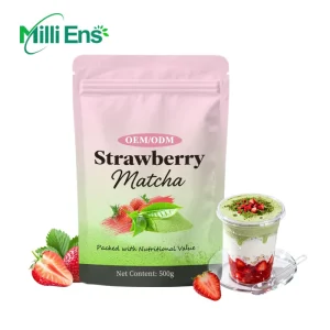 OEM Customized Fresh Green Tea Flavor Ceremonial Grade Organic Slimming Tea Matcha Green Tea Powder Bulk Bag