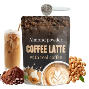 OEM Customized Label Instant Coffee Slightly Sweet Almond Flavor Coconut Instant Coffee Latte Arabica Coffee Powder