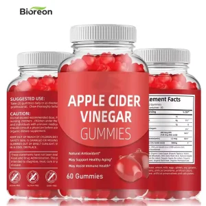 OEM Factory Sugar Free Natural Apple Cider Vinegar Gummy Candy Private Label Digestion Support for Adults