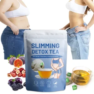 OEM Herbal Botanical Tea with Senna Leaves & Butterfly Pea Flower for Daily Balance Natural Digestive Support Custom Pouch