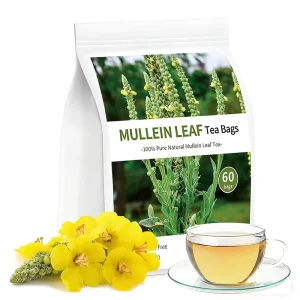 OEM Mullein Herbal Tea Smooth & Refreshing Taste Traditional Respiratory Herb Daily Gentle Wellness Custom Label