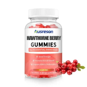 OEM Natural Dried Hawthorn Berry Fruit Extract Candy Gummy Digestive Care Herbal Supplements Fresh China Hawthorne Berry Gummies