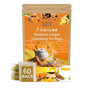 OEM Natural Herbal Premium Turmerie Gingercinnamon 2g Tea Bags Burn Fat Slimming Detox 2 Year Shelf Life Grade