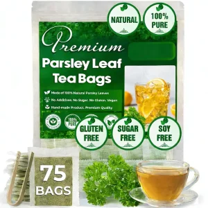 OEM Natural Parsley Leaf Tea Caffeine Free Herbal Tea Light Verdant Aroma Promotes Urinary Comfort & Digestion