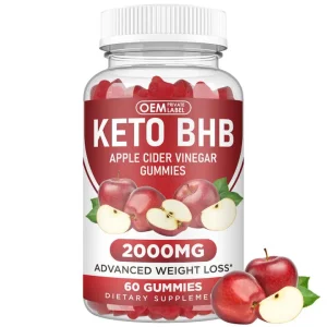 OEM ODM Apple Cider Vinegar Gummies for Weight Loss and Detoxification Healthy Weight Management