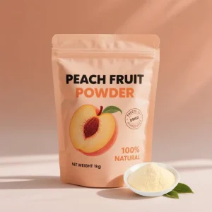OEM ODM Customized Packaging Natural White Peach Juice Powder Peach Freeze Dried Powder Peach Powder