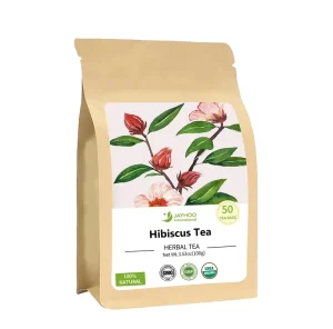 OEM ODM Hibiscus Tea Burn Fat 50 Tea Bags Pure Plant based Ingredients Corn Fiber Food Grade Herbal Tea