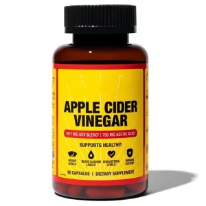 OEM ODM Natural Fermented Apple Cider Vinegar Capsules Daily Wellness Dietary Supplement for Adults