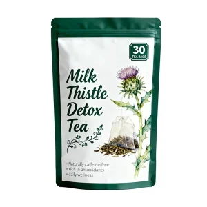 OEM ODM Organic Milk Thistle Flavored Herbal Tea Natural Health Tea for Liver Detox Cleansing Antioxidant Wellness Drink Box