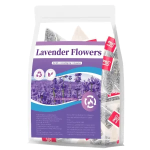 OEM ODM Premium Grade Natural Pure Lavender Flower Herbal Tea Bags Caffeine Sugar Free for DIY
