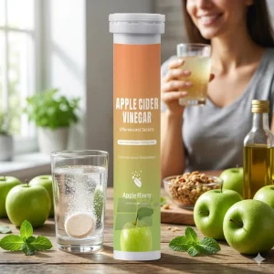OEM ODM Private Label Apple Cider Vinegar Effervescent Tablets ACV Supplement for Weight Management Custom Formula Flavor