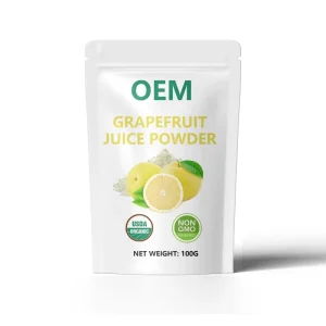OEM ODM Private Label Organic Natural Liquid Solid Extraction Grapefruit Extract Juice Concentrate Powder Food Vitamin 100g