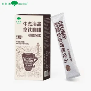 OEM ODM Private Label Sweet Low Fat Latte Coffee Solid Beverage 10 Packs 18g Bag Packaging Instant Latte Coffee Drinks