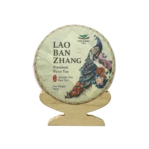 OEM ODM Yunnan 5 10 Year Old Ban Zhang Ancient Tree Compressed Pu’er Tea Raw Tea Cake 357g Premium Bulk