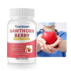 OEM Organic Hawthorn Berry Extract Capsules Natural Heart Health Supplement 500mg Hawthorn Berry Capsule