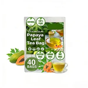OEM Papaya Leaf Caffeine Free Tea Traditional Tropical Herb Nutrient Rich Plant Based Tea Custom Label Factory Direct