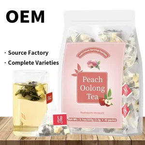 OEM Peach Oolong Tea Chinese Herbal Tea Natural Flavor Tea