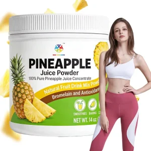 OEM Pineapple Juice Powder With Bromelain & Antioxidants Sugar free Juice Supplement